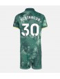 Tottenham Hotspur Rodrigo Bentancur #30 Ausweichtrikot für Kinder 2024-25 Kurzarm (+ Kurze Hosen)